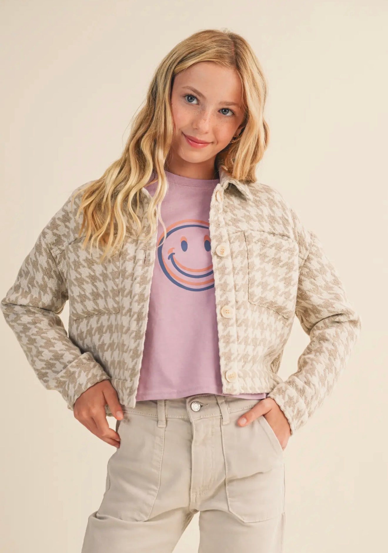 PREORDER Tween Kids Girls Cropped Trucket
Jacket