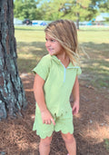Green Scalloped Set