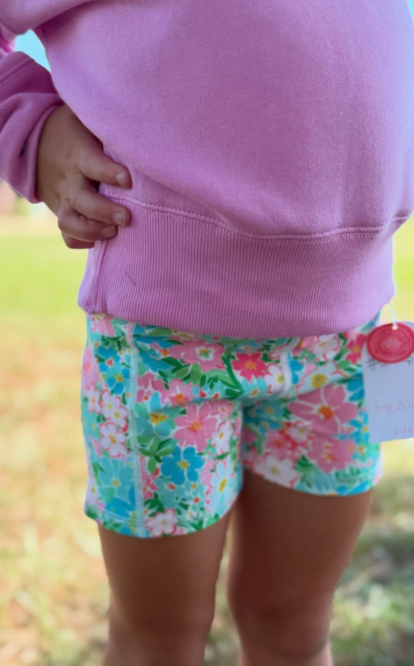 Floral Biker Shorts