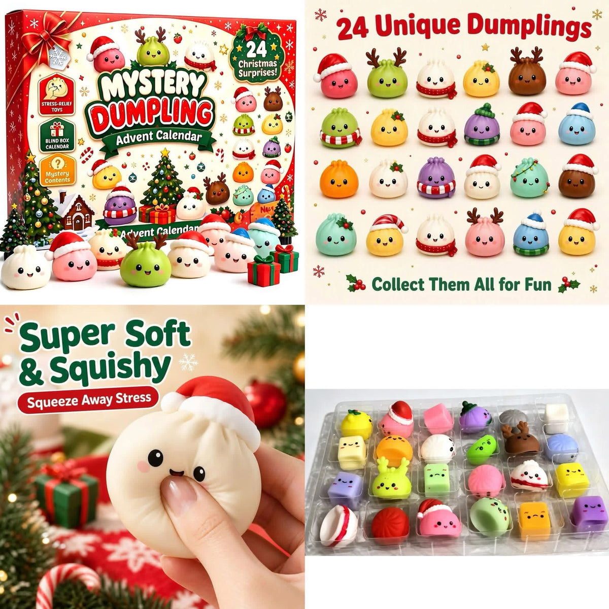 Mystery dumpling advent calendar ￼