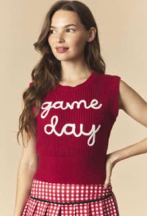 Game Day Top With Bow