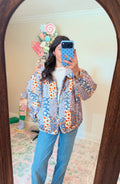 Floral Quilted Jacket