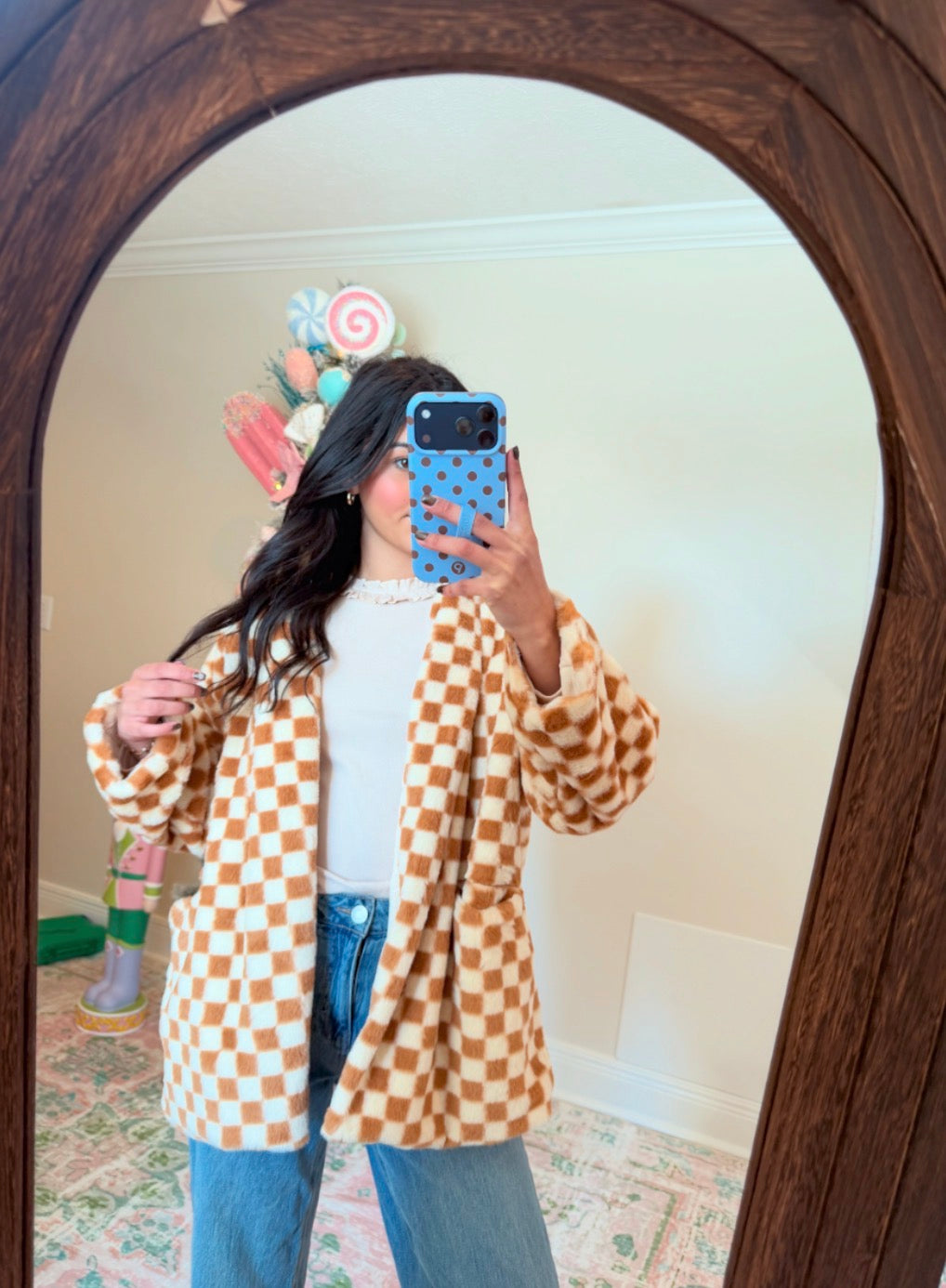 Cozy Checkered Jacket