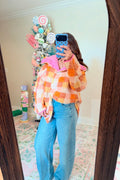 Colorful Popcorn Button Up