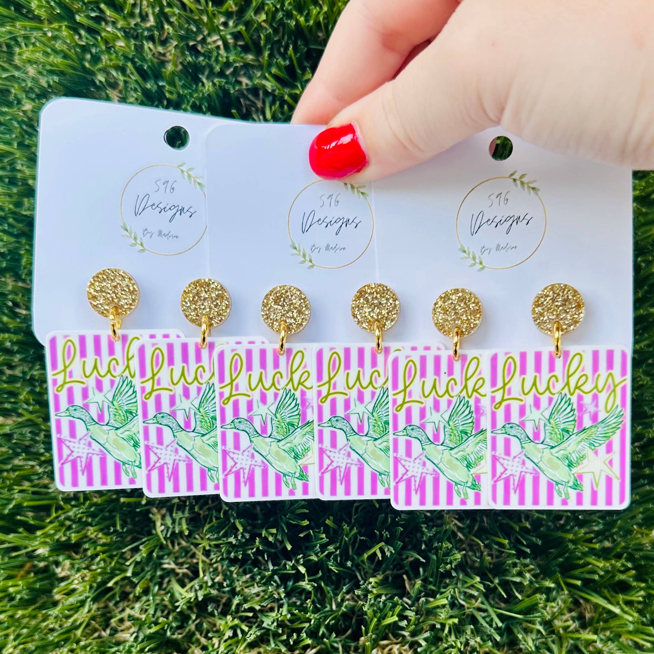 Lucky Duck Statement Earrings