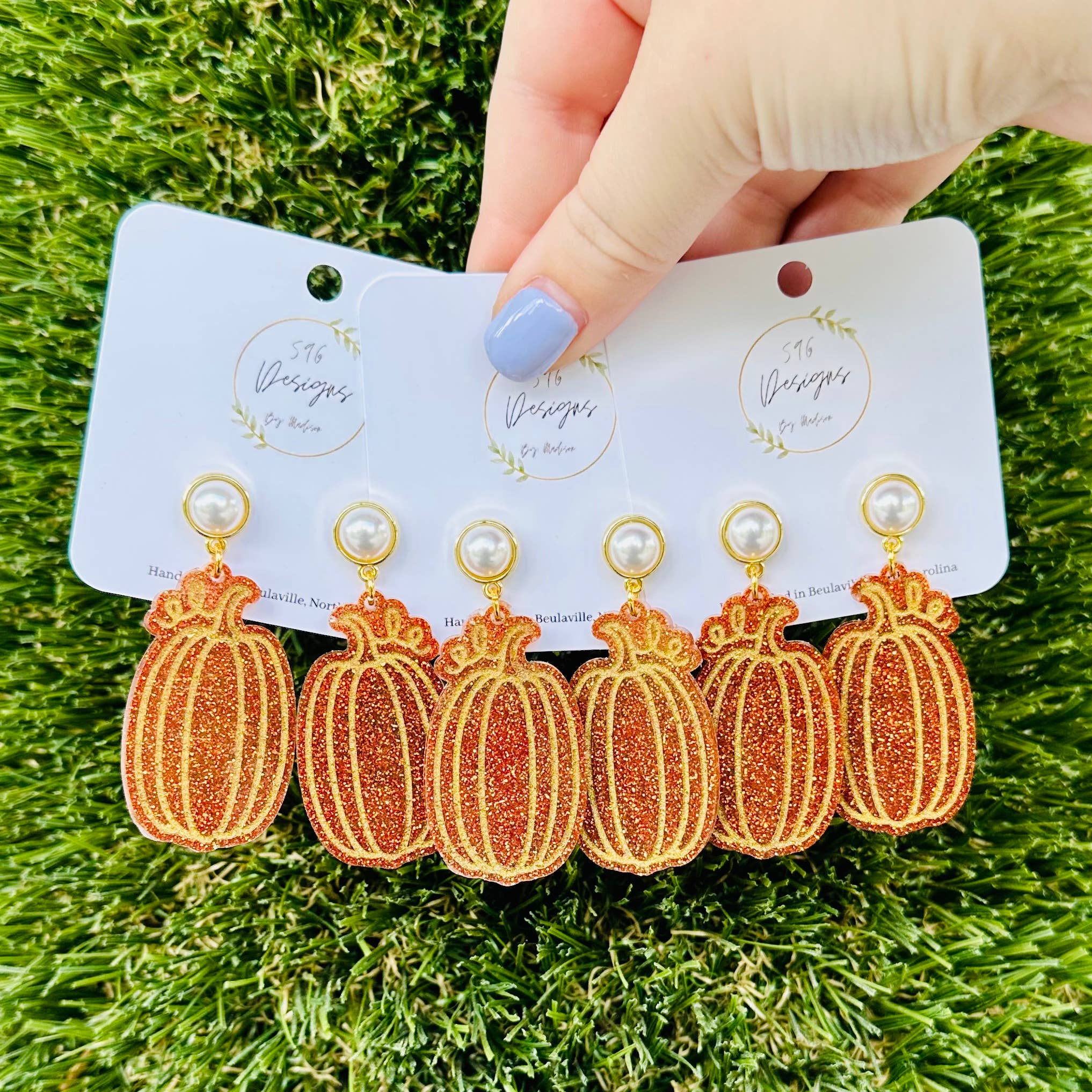 Cinderella Pumpkin Statement Earrings