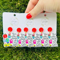 Proverbs 31:13 Teacher Earrings